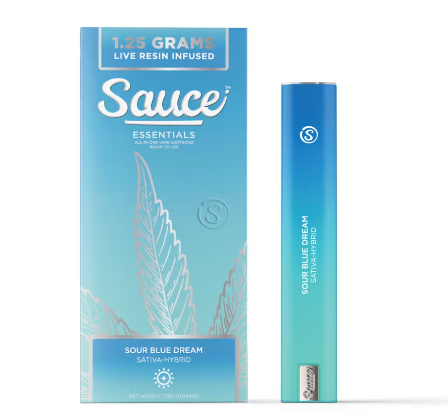 Photograph of product: SOUR BLUE DREAM LIVE RESIN AIO 1.25G