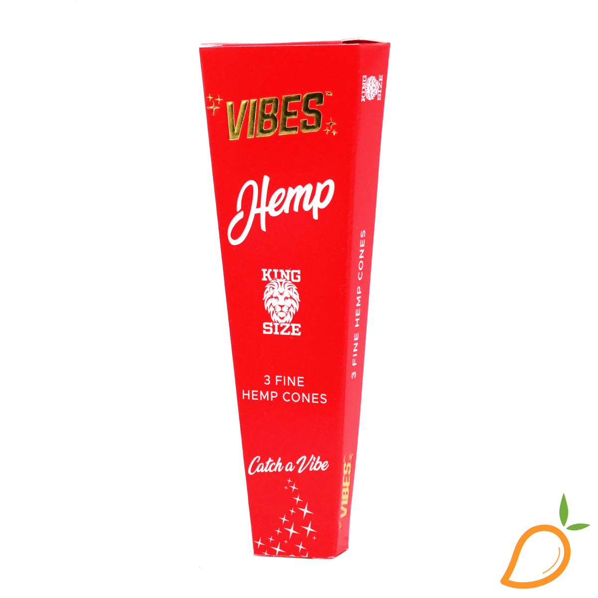Photograph of product: $2.99 Organic Hemp King Size 3pk Cones Vibes