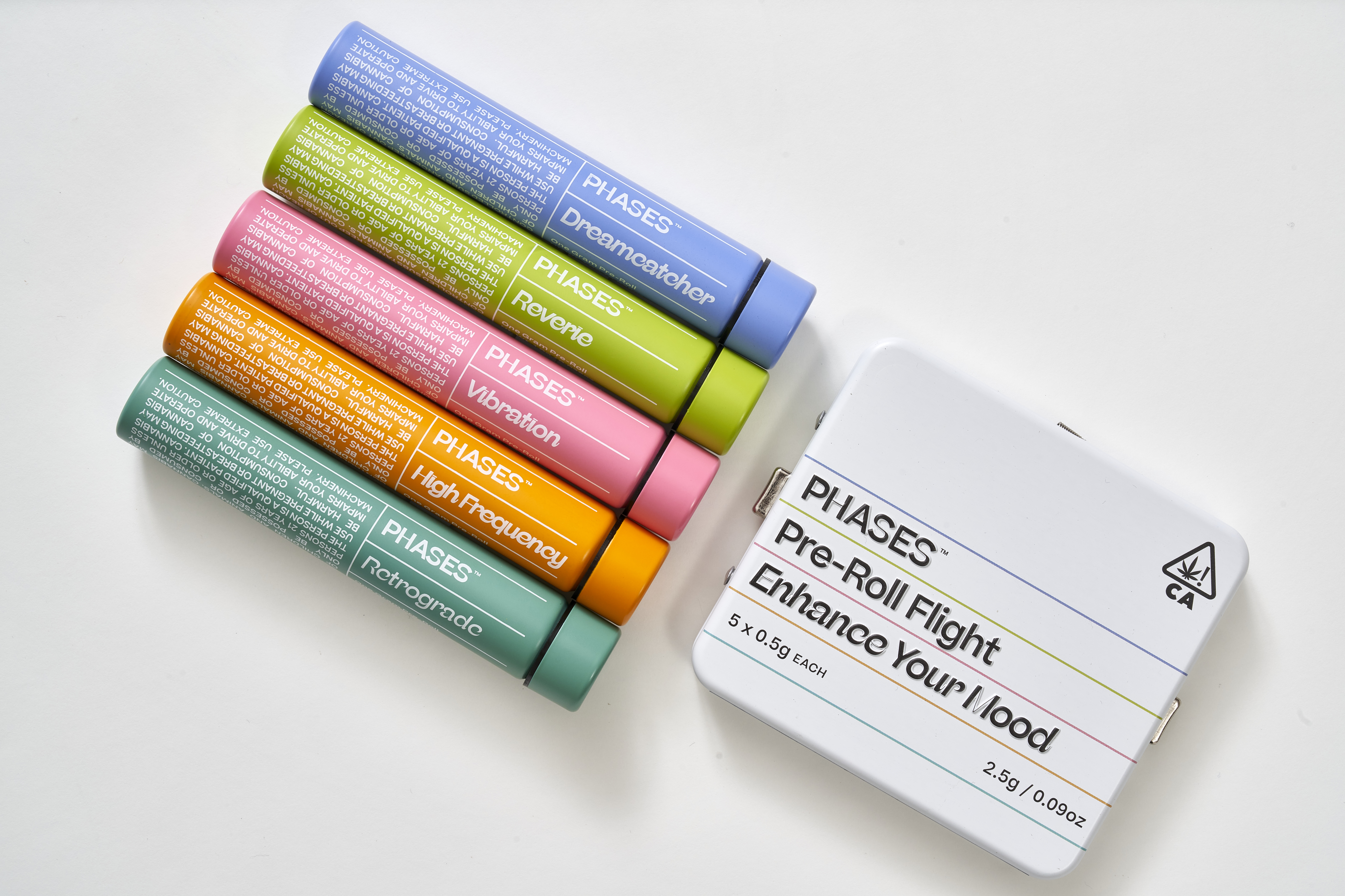 Photograph of product: 2.5G PREROLL FLIGHT 5 PACK