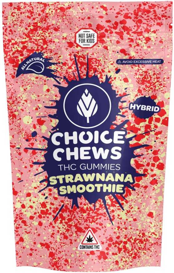 Photograph of product: Choice Chews - Strawnana Smoothie (Hybrid) 200mg