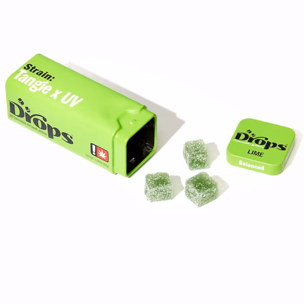 Photograph of product: LIME LIVE ROSIN DROPS | 20PK | 100MG