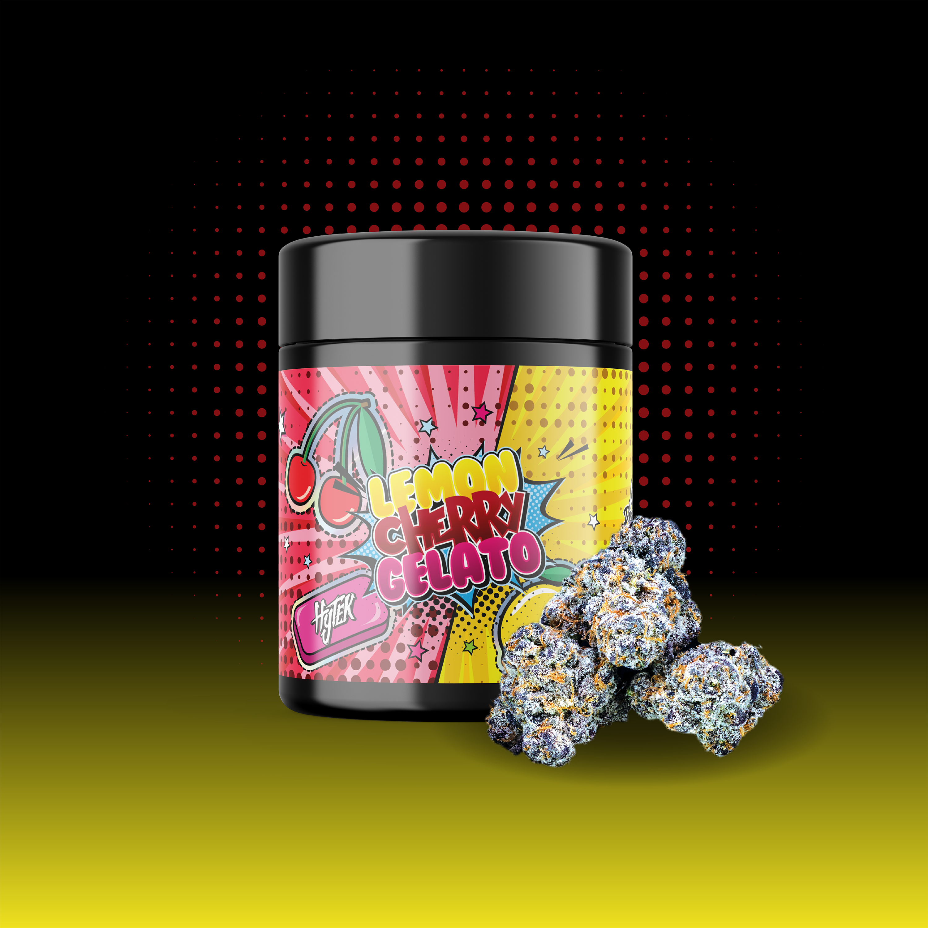Photograph of product: Hytek | Lemon Cherry Gelato | 14g | Pre-Pack Flower