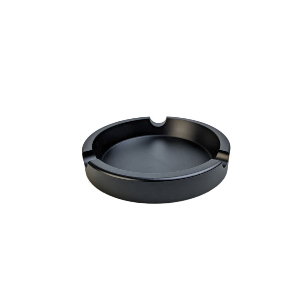 Photograph of product: HSW |  3.5" Aluminum Ashtray | Black