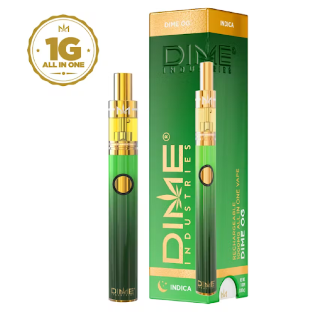 Photograph of product: DIME OG 1G LIVE RESERVE ALL IN ONE
