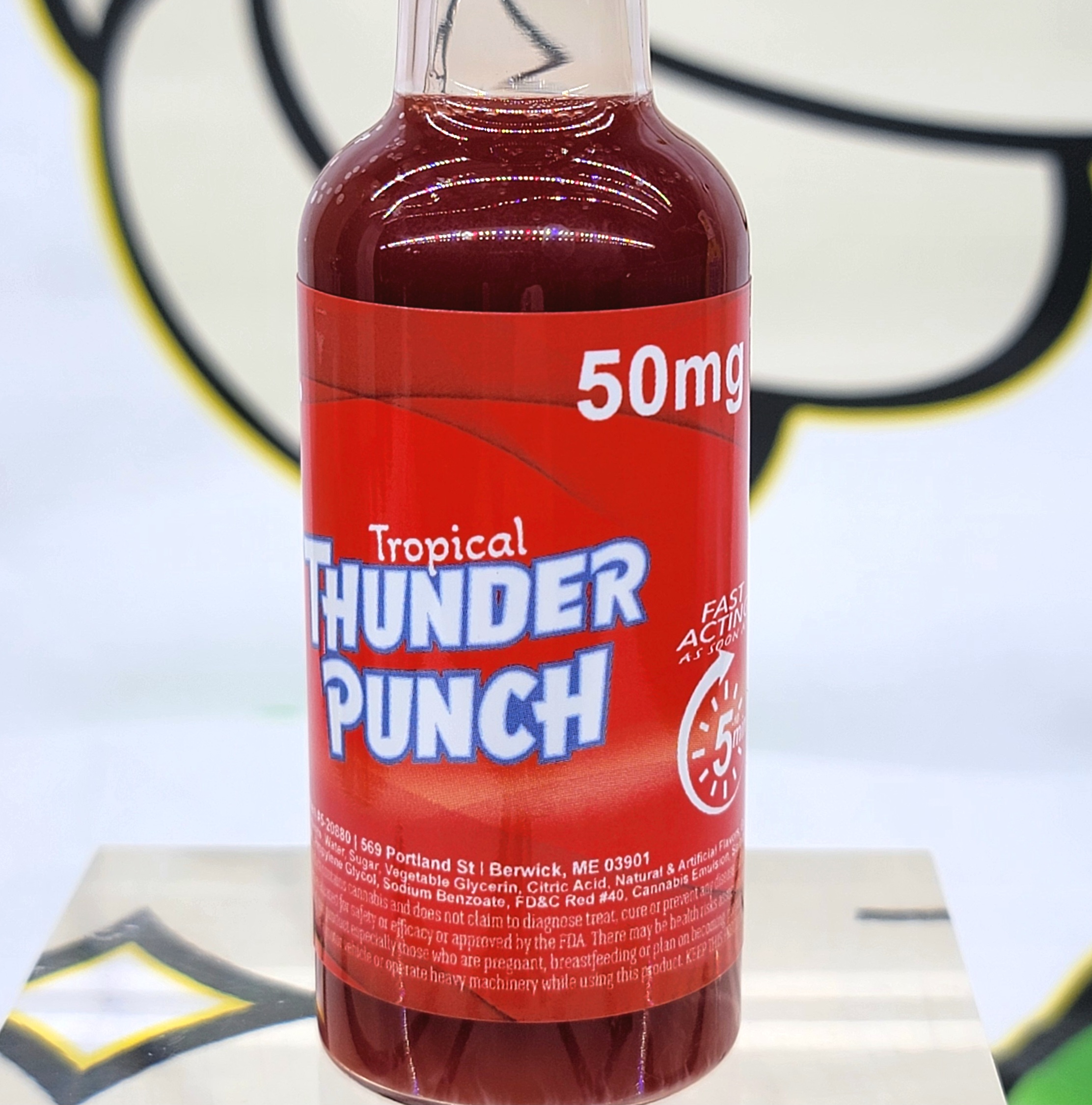 Photograph of product: 50mg Thunder Punch Fast Acting Shot