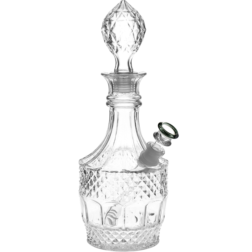 Photograph of product: Vintage Crystal Decanter | Water Pipe | 8.5" | 14mm