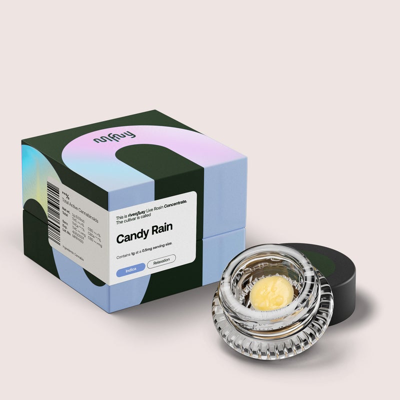 Photograph of product: MFNY | Candy Rain Live Rosin Badder | 1G