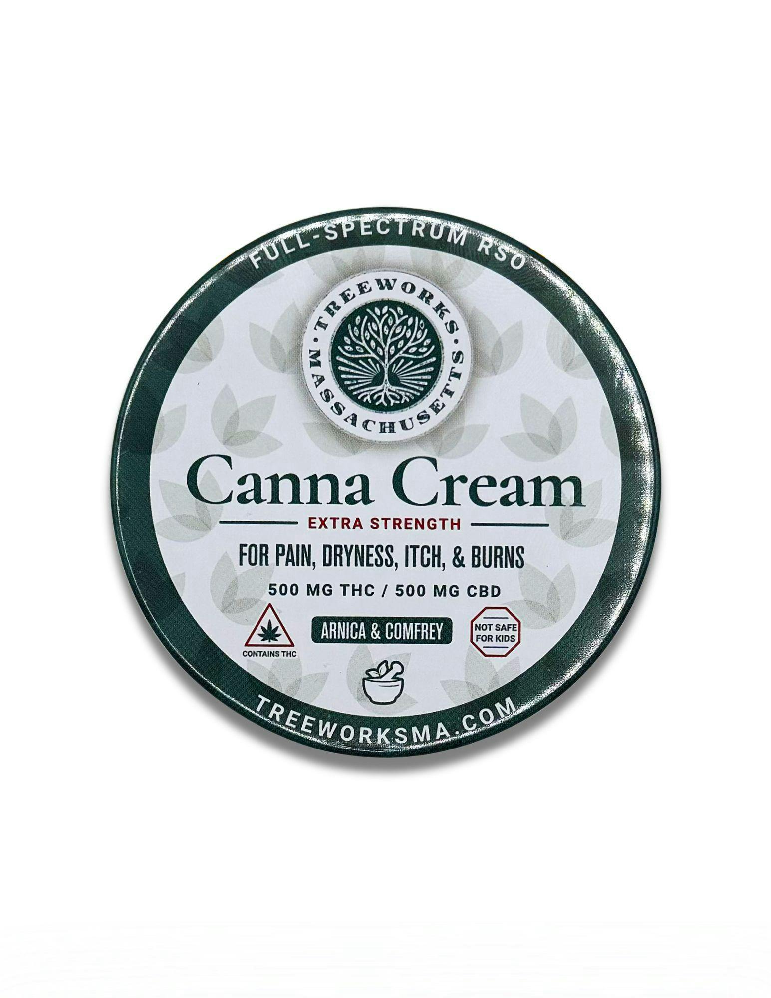 Photograph of product: Canna Cream (500mg CBD | 500mg TH-oui)