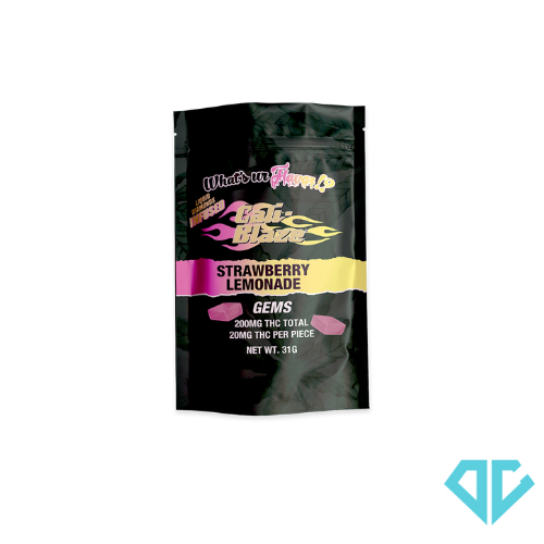 Photograph of product: Cali-Blaze Strawberry Lemonade Gummies 200MG