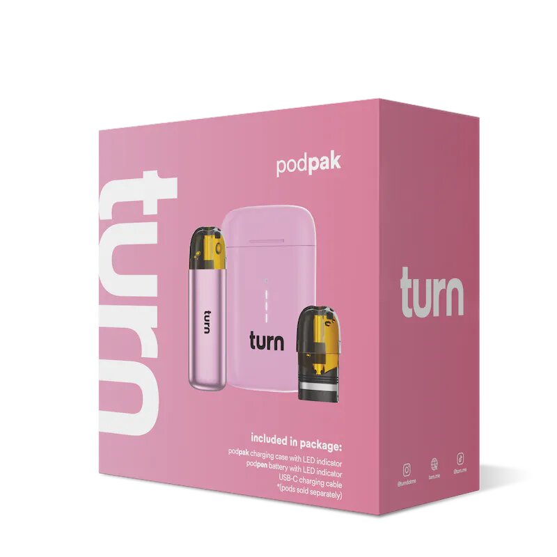 Photograph of product: Pink podpak Turn