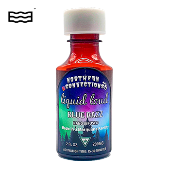 Photograph of product: Northern Connections | 200mg Liquid Loud Syrup | Blue Raspberry