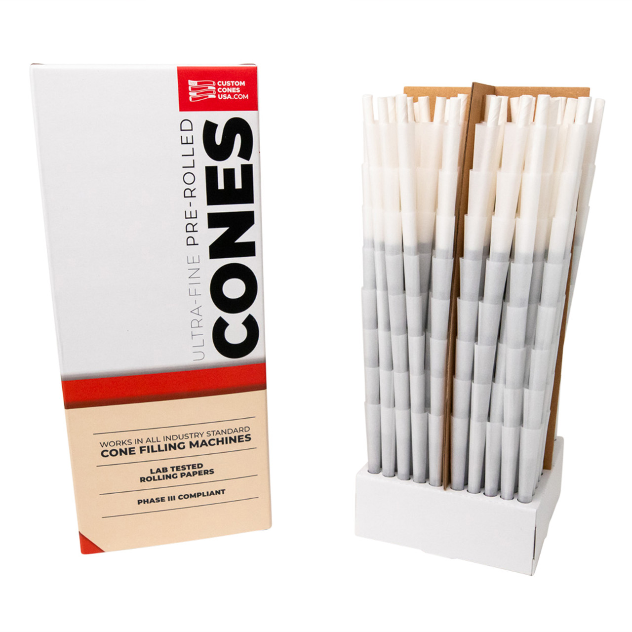 Photograph of product: Ultra-Fine Pre-Rolled Cones | King Size | 800pk