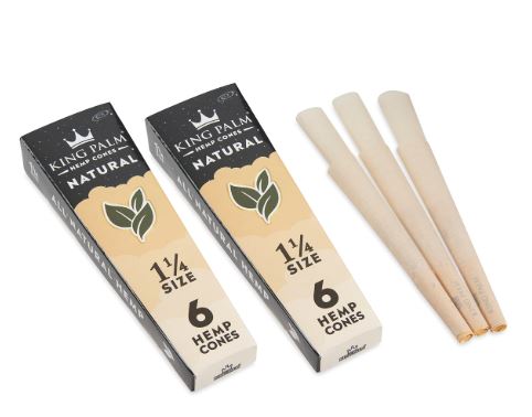 Photograph of product: 1.25 Pre-Roll Hemp Cone l Natural 6pk