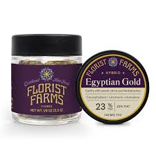 Photograph of product: Flower | Egyptian Gold (H) Florist Farms - 3.5g