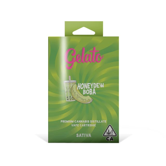 Photograph of product: Honeydew Boba | Oui'd | 1g Vape Cart Adult Use