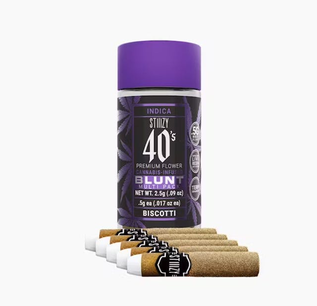 Photograph of product: Biscotti 40 Multi-Pack Blunt 2.5g - Blunt