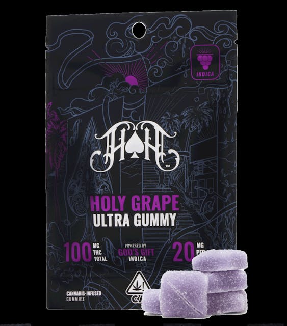 Photograph of product: Holy Grape | 100mg Gummy - 