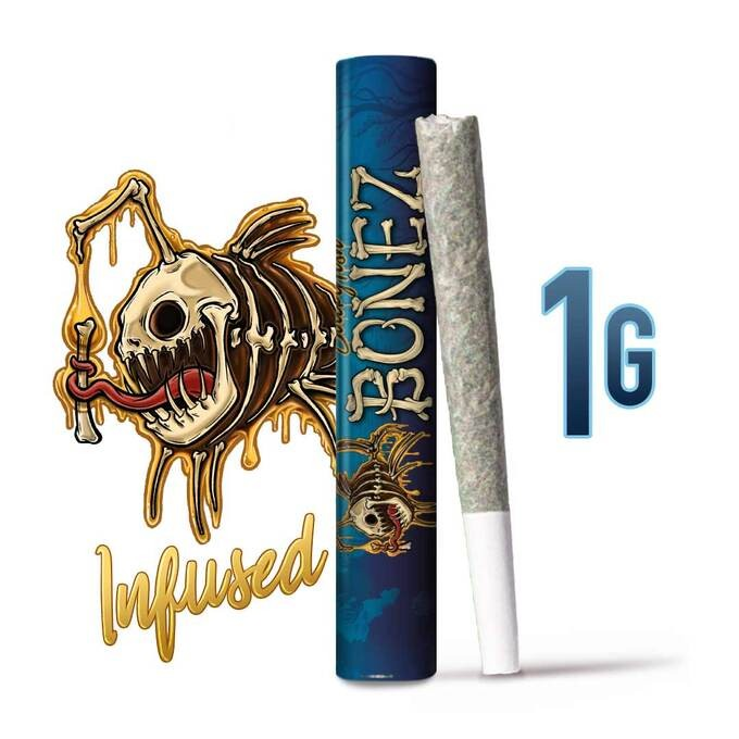 Photograph of product: Gastro Pop #4 w/Planet of the Grapes Live Resin - 1.3g infused pre-roll
