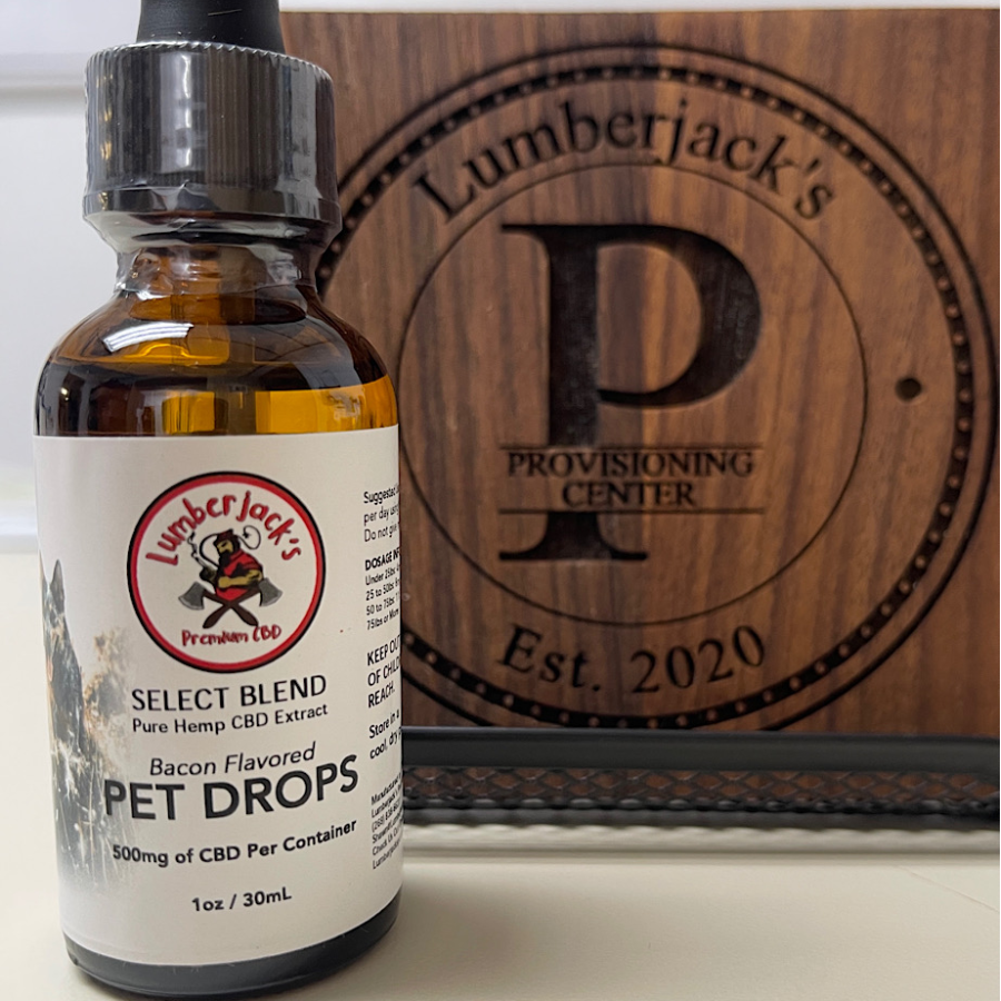 Photograph of product: Pet Drops | 500mg Bacon Flavored