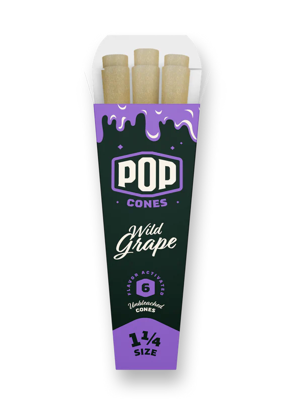 Photograph of product: Pop Cones | 6pk Cones | Unbleached 1 1/4 Strawberry Jam