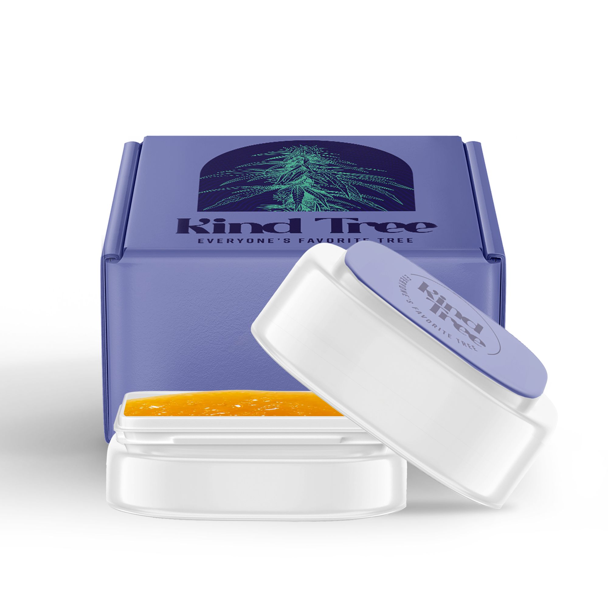 Photograph of product: Kind Tree Live Resin Badder | Platinum Peaches | 1g (Oui'd)