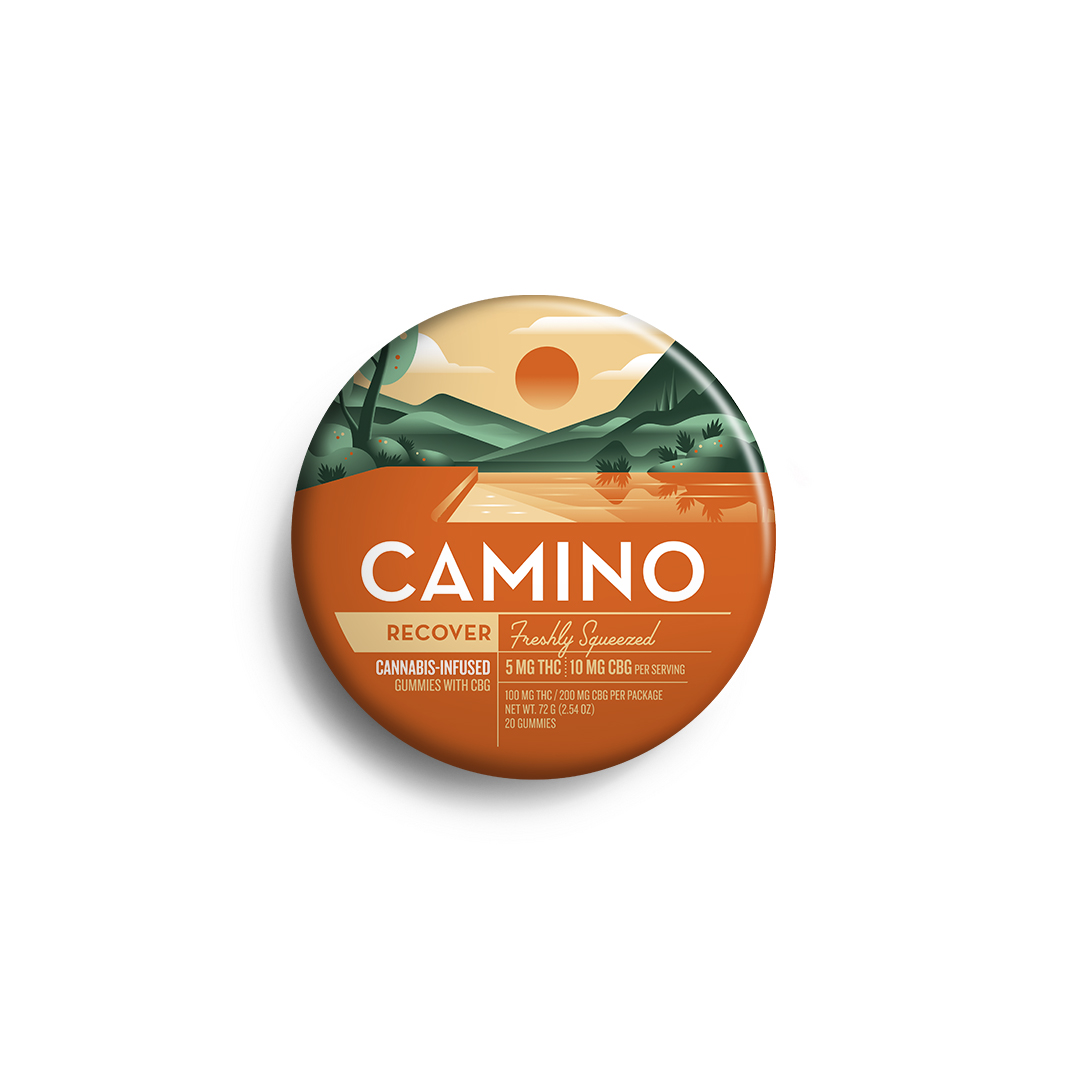 Photograph of product: Camino | Freshly Squeezed - 1:2 100mg THC: 200mg CBG | 20pk