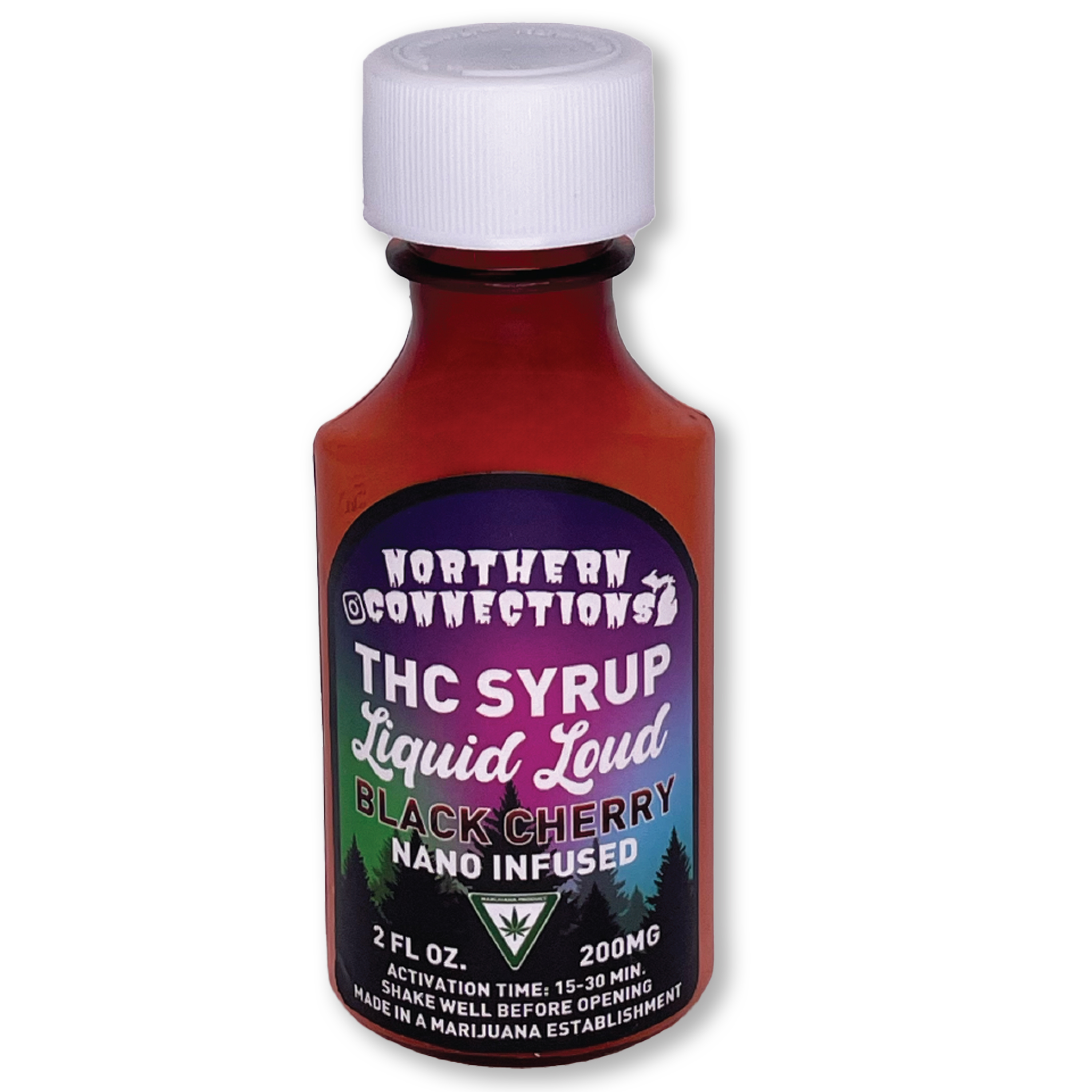 Photograph of product: Liquid Loud - Black Cherry Syrup - 200mg