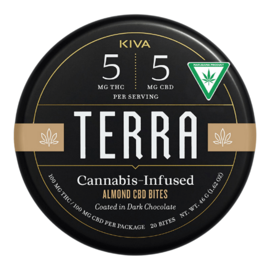 Photograph of product: TERRA BITES | ALMOND | 100MG