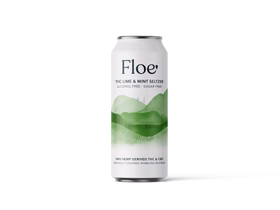 Photograph of product: Floe Seltzer Lime & Mint 5mg TH-oui : 5 MG CBD HEMP