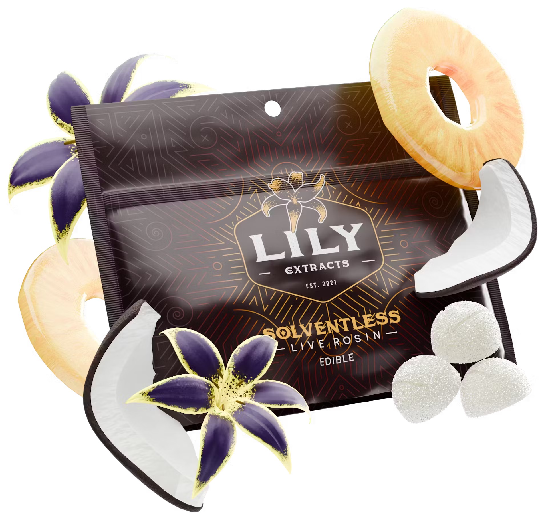 Photograph of product: WILD CHERRY CANNAPUNCH | 100mg | PECTIN CHEWS