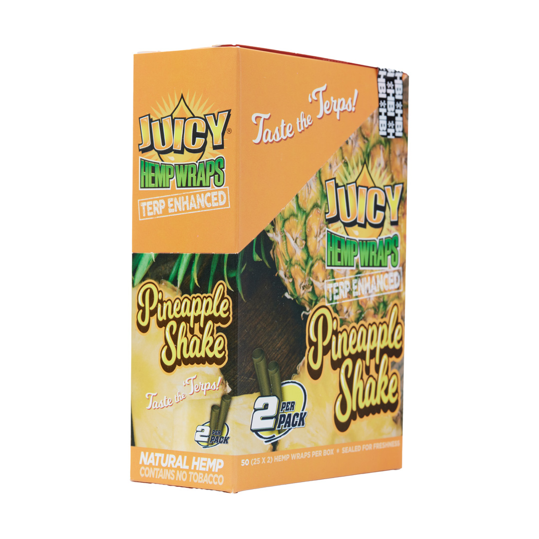 Photograph of product: Juicy Jays | Terp Enhanced Wraps | Pineapple Shake | 2 Pack