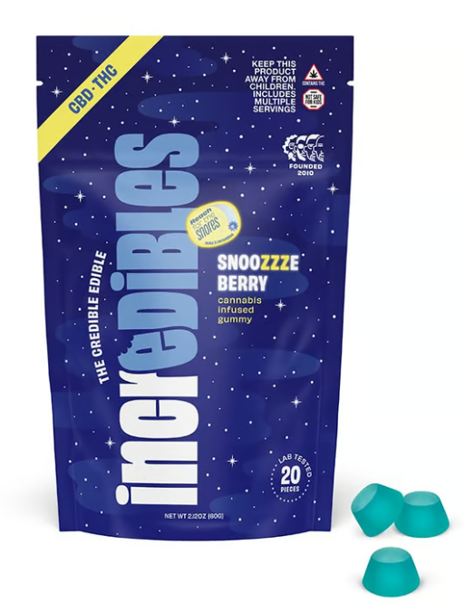 Photograph of product: Snozzzeberry 5: ummies 600mg