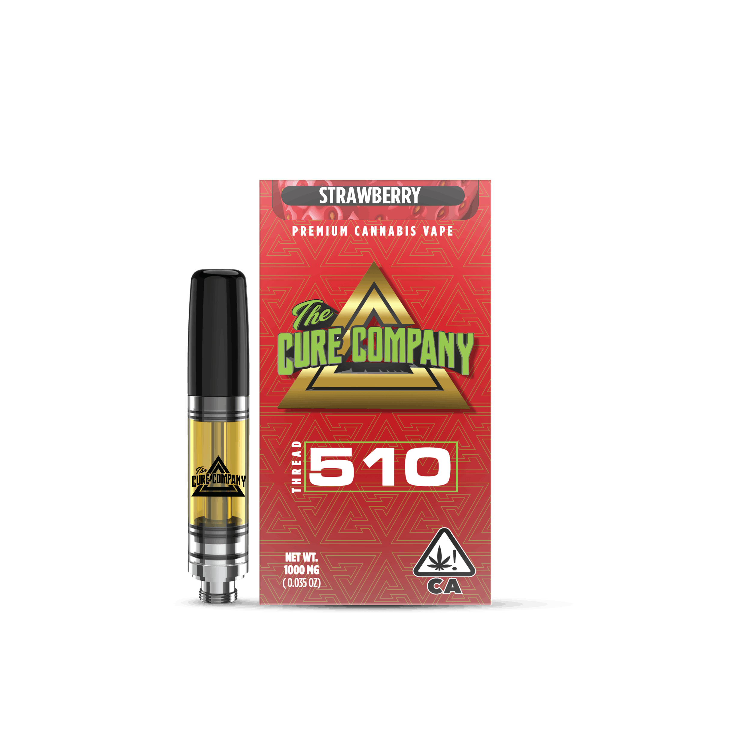 Photograph of product: Strawberry - 1g Vape Cartridge