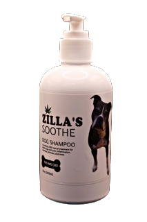 Photograph of product: Soothe Dog Shampoo 500 mg CBD By Zillas