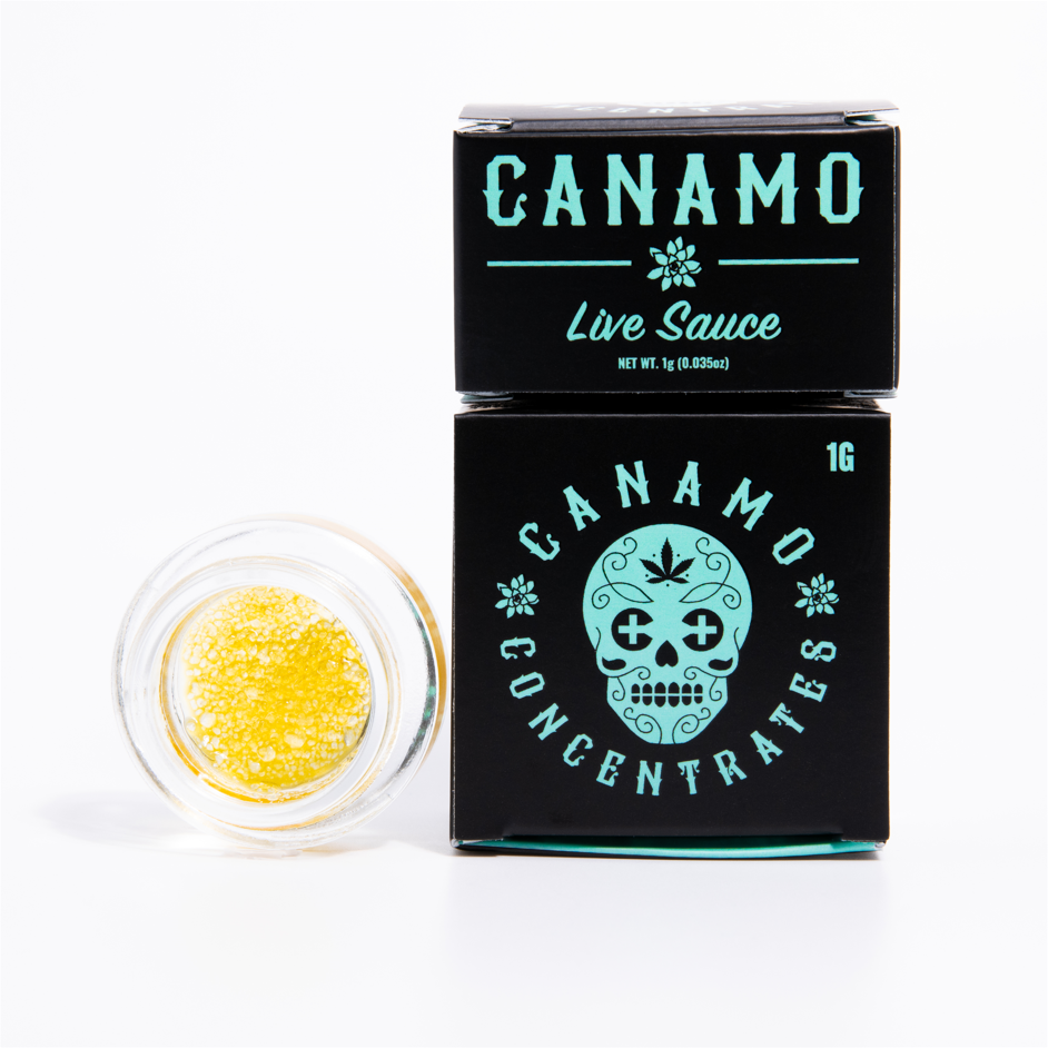 Photograph of product: Canamo Live Sauce 1g Curacao