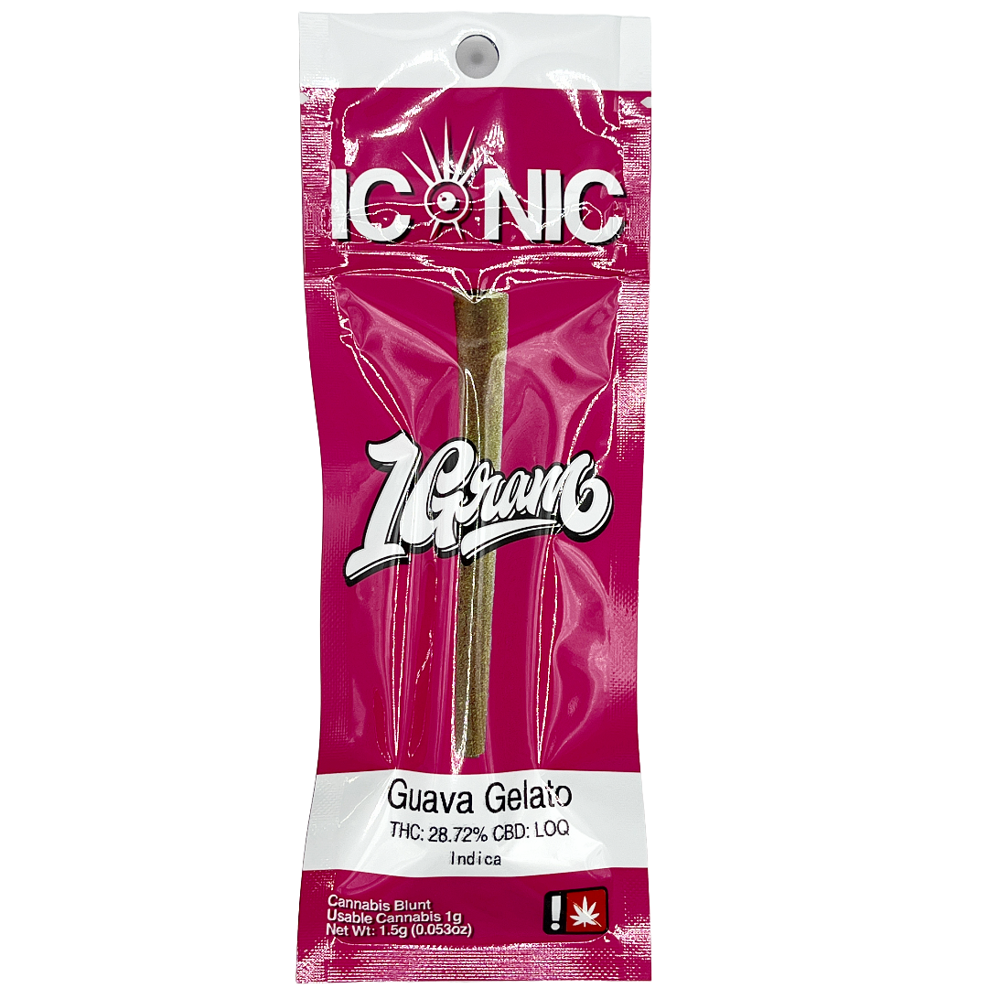 Photograph of product: Iconic- Guava Gelato 1G Blunt (I)