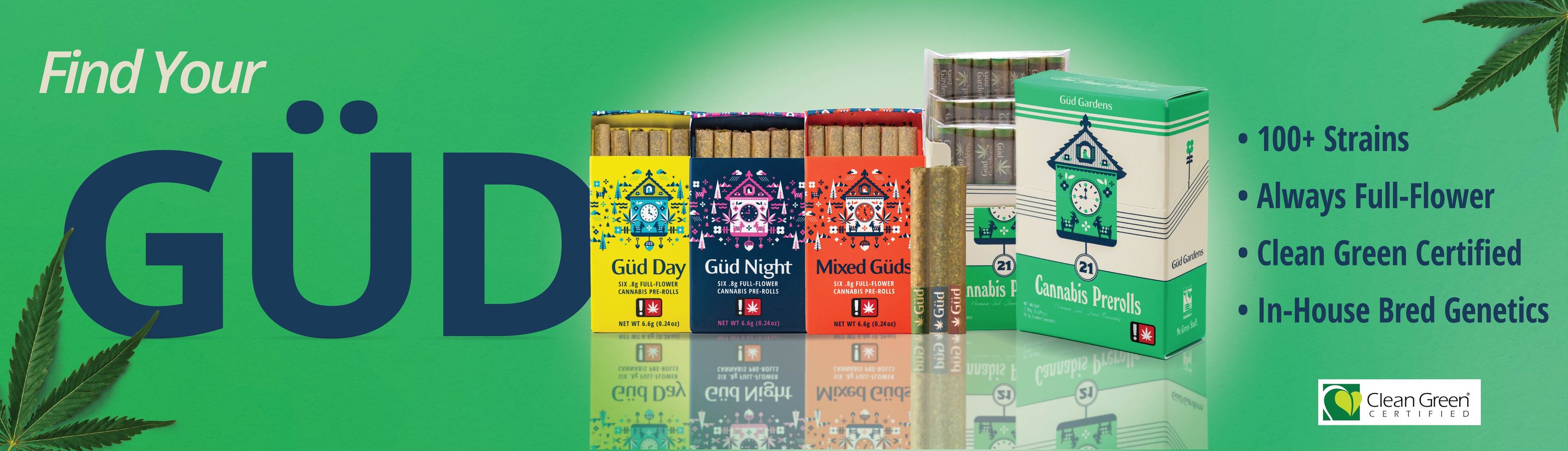Photograph of product: Gud Gardens - Ginger Tea | Chem Flyer | Blue Dream - Gud Day 6 Pack