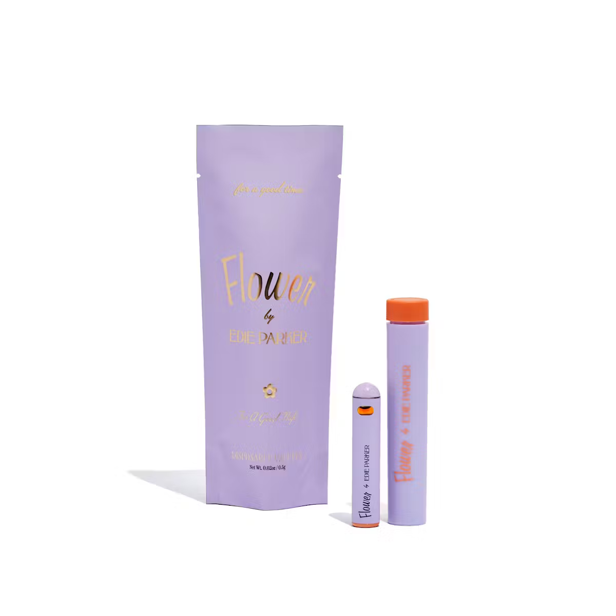 Photograph of Product: Edie Parker | Lavender Vanilla | "Night Cap" | Petal Puffer | AIO | P22