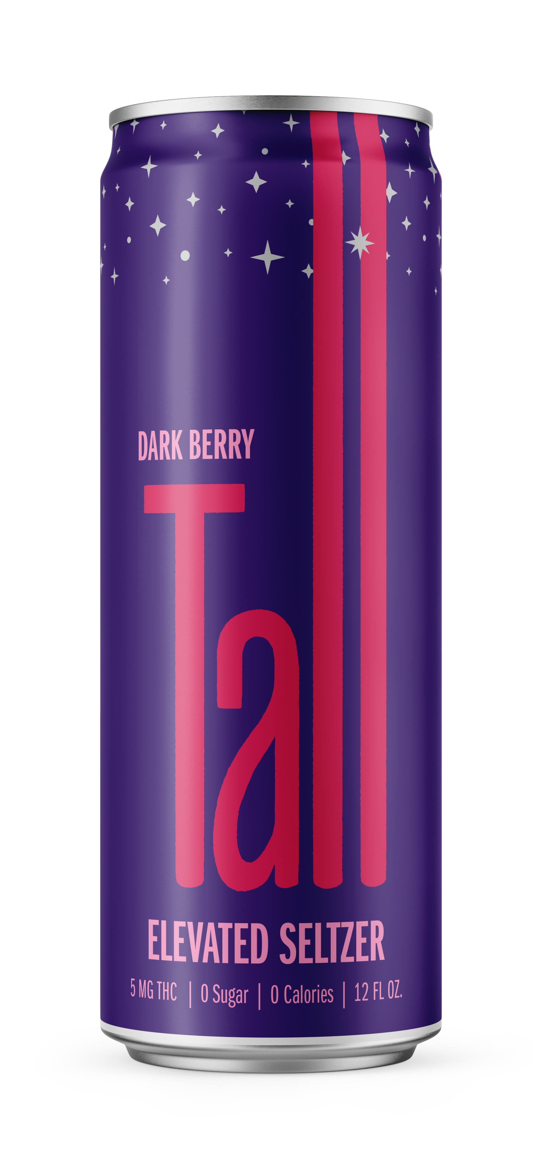 Photograph of Product: Tall: Dark Berry 5mg Infused Seltzer (12 oz)