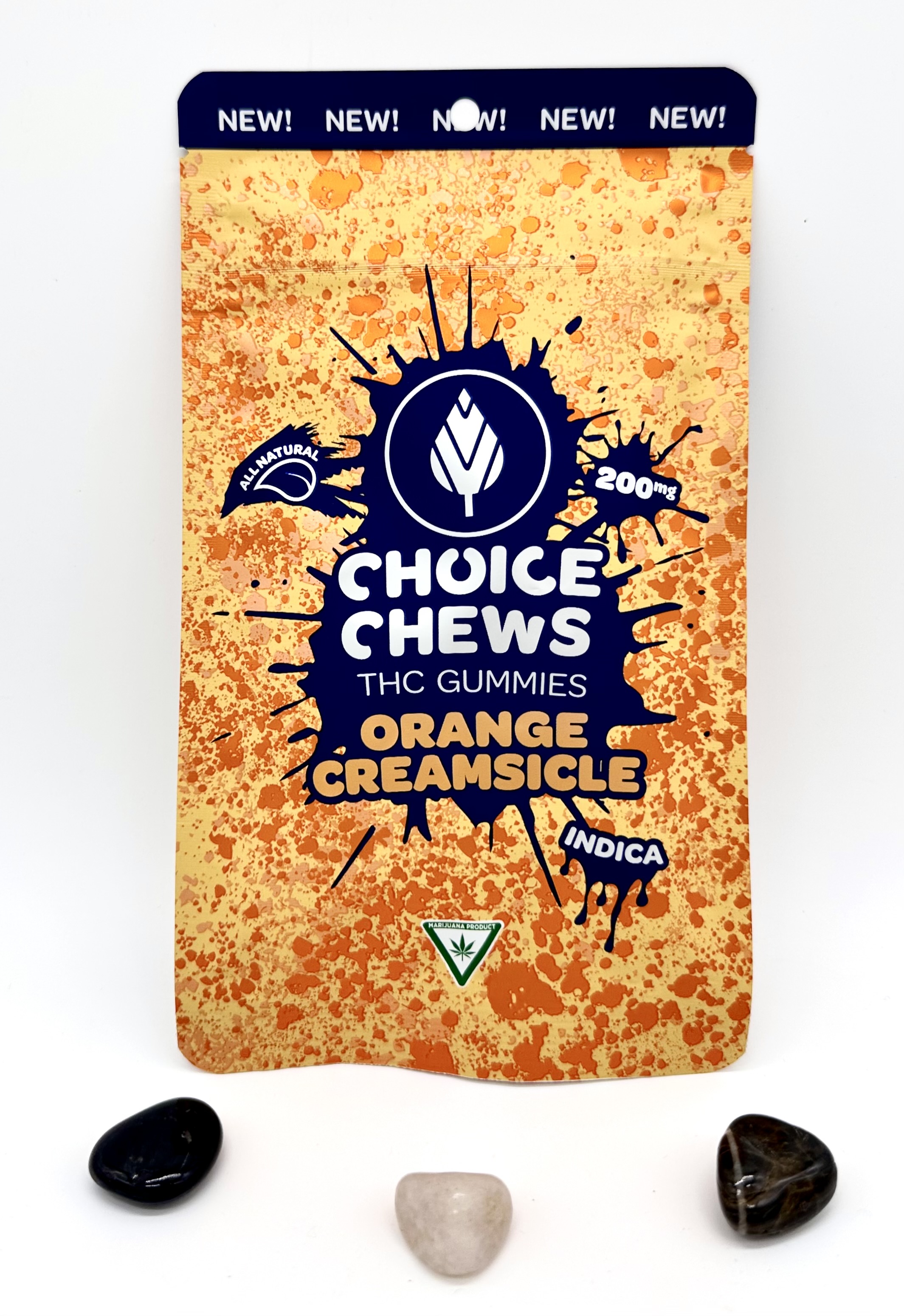 Photograph of product: Choice - Orange Creamsicle - 200mg Gummies