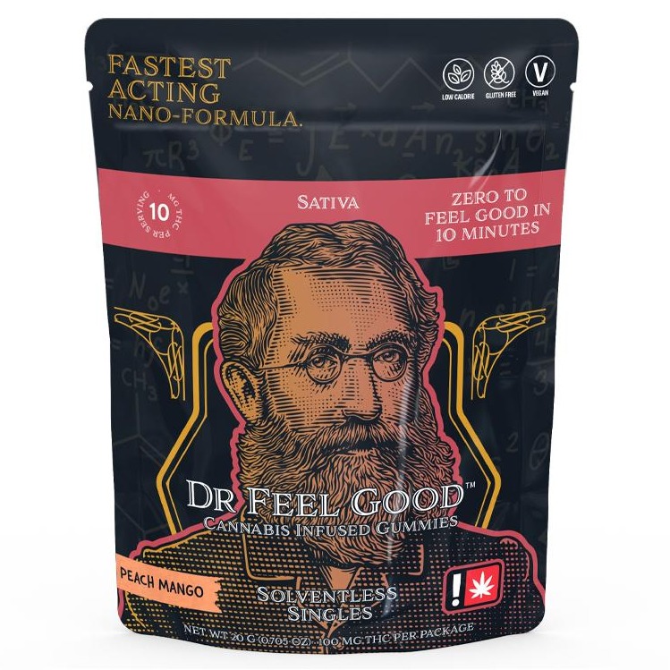 Photograph of product: Dr Feel Good > Single 100mg > au chocolat Rosin > Oui'd