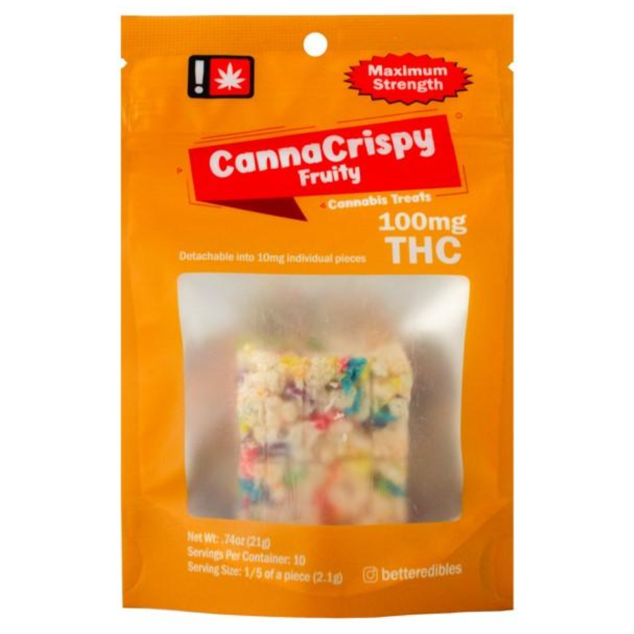 Photograph of product: CannaCrispy - Fruity - Oui'd 100mg