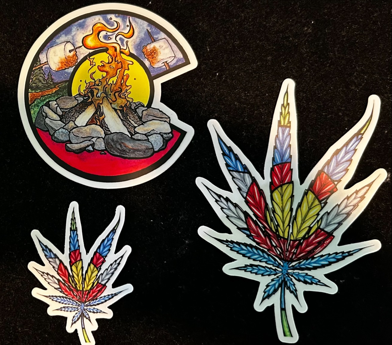 Photograph of product: Hand Drawn Fine Art Stickers