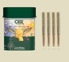 Photograph of product: Jet Lag OG | 4pk Prerolls