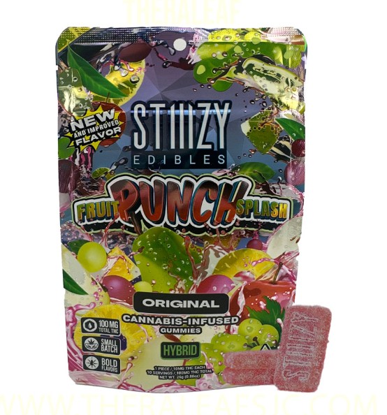 Photograph of product: FRUIT PUNCH SPLASH NANO GUMMIES - 100MG