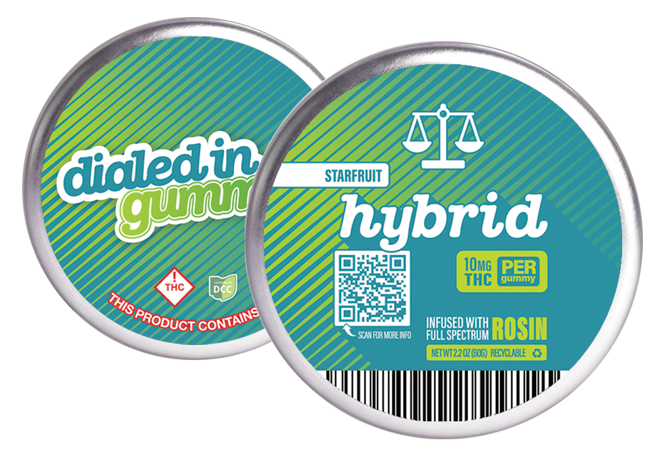 Photograph of product: Starfruit  | Hybrid Rosin Gummies | 100mg