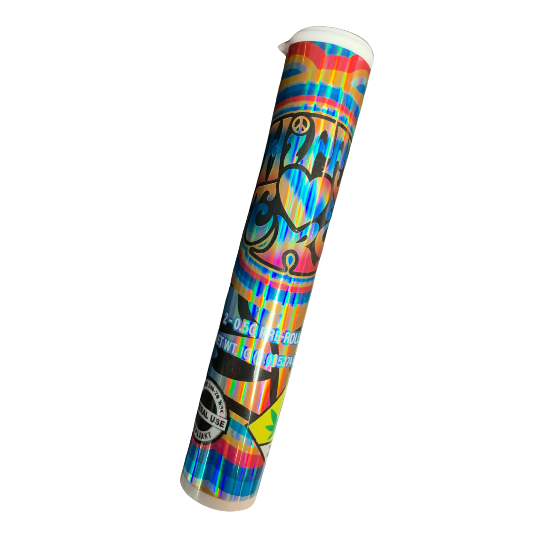 Photograph of product: Hippy Era Cinnamon Toast Flower Pre-Roll Oui'd 2 x .5g