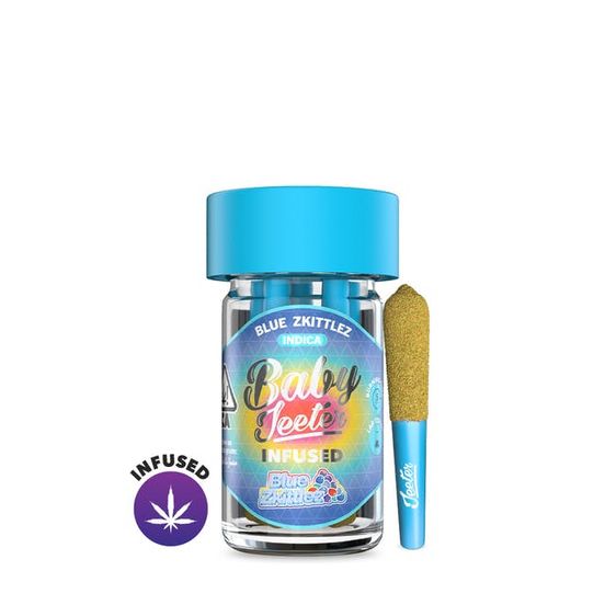 Photograph of product: JEETER-INFUSED PREROLL-5PK-BLUE ZKZ - 