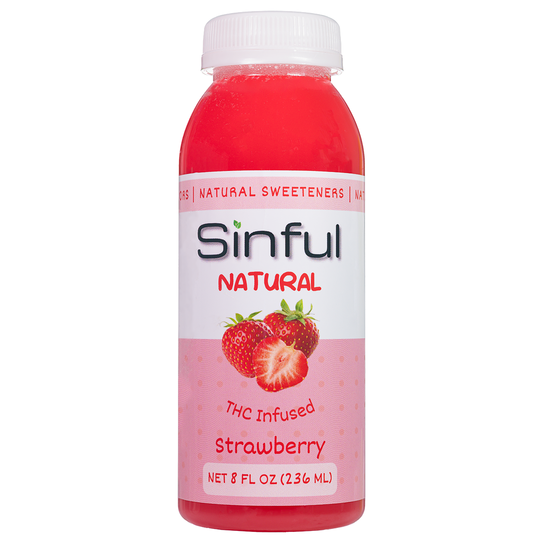 Photograph of product: Sinful Natural Strawberry - 100 mg