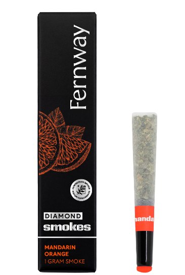 Photograph of product: Mandarin Orange | Infused PRJ | Diamonds | 1g | Fernway